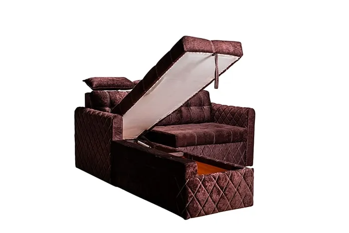 VIVDeal The Compact Fab Lounger With Storage